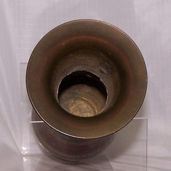 VTG Brass Bud Vase, East Indian - Picture 8 of 12